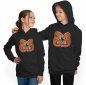 Preview: Hooded Sweatshirt Hoodie Kids - T-Rex Playing Chess i67